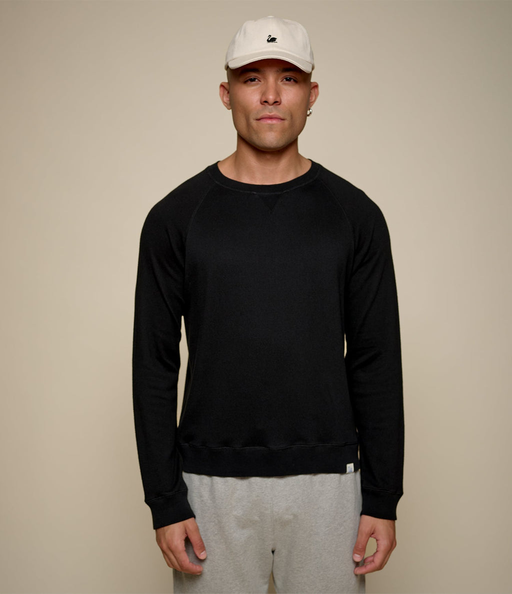 Relaxed Lightweight Raglan Sweatshirt