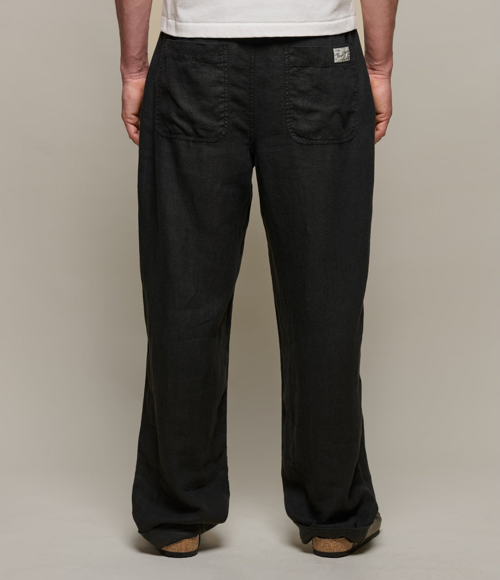Worker's Linen Drawstring Pants