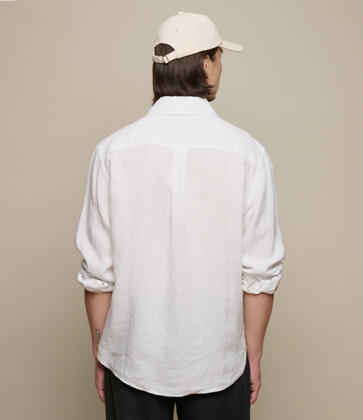 Relaxed Fit Linen Long Sleeve Shirt