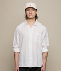 Relaxed Fit Linen Long Sleeve Shirt