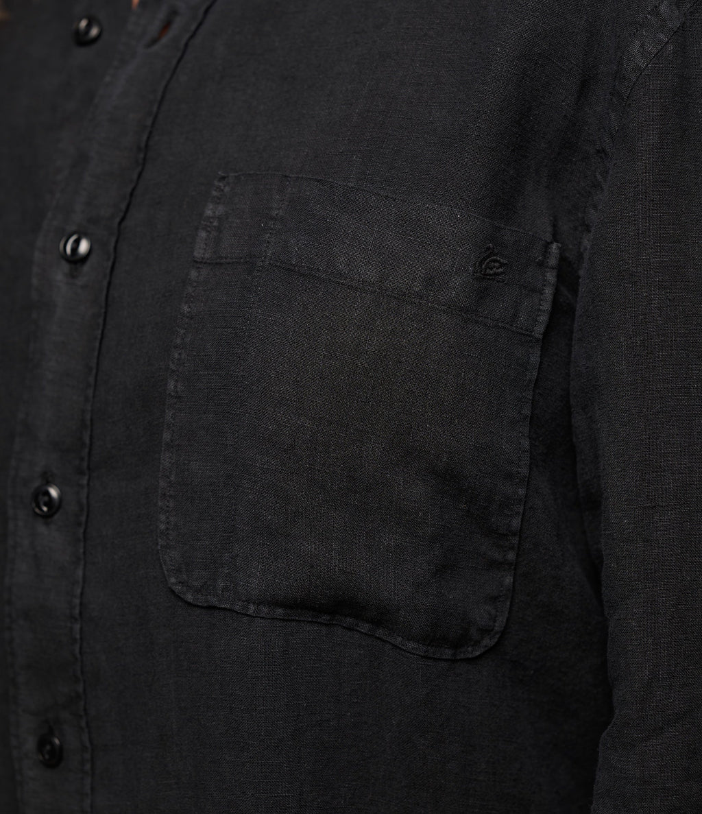 Relaxed Fit Linen Long Sleeve Shirt