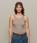 Fine Ribbed Cotton Women's Singlet