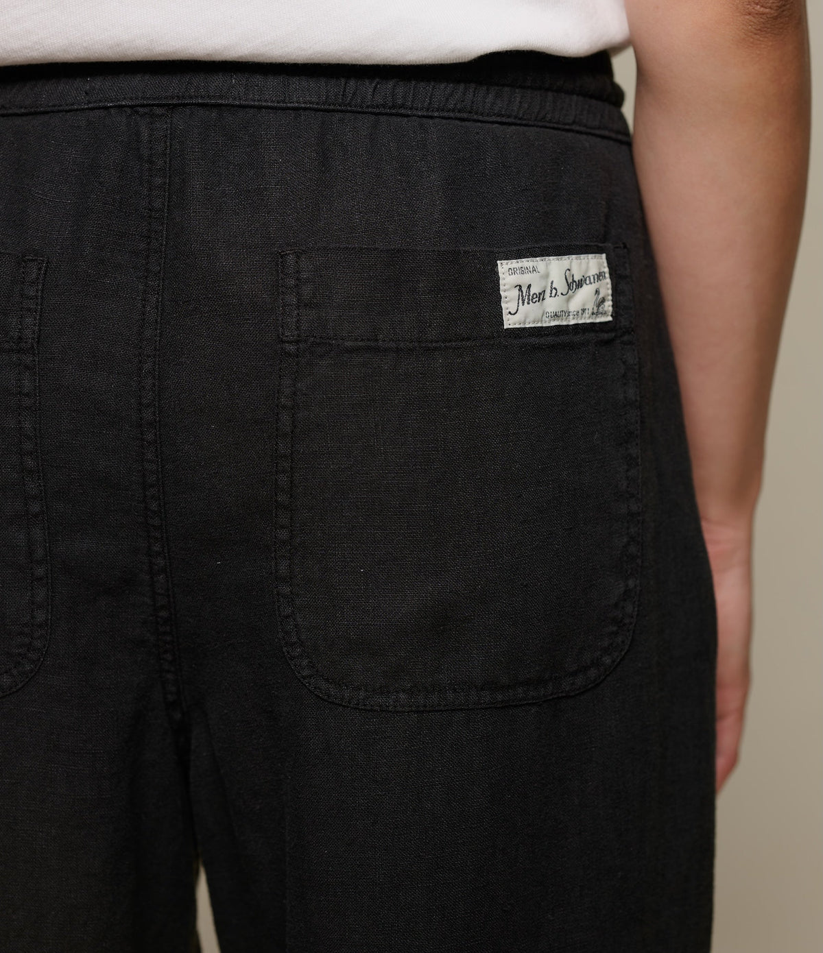 Worker's Linen Drawstring Pants