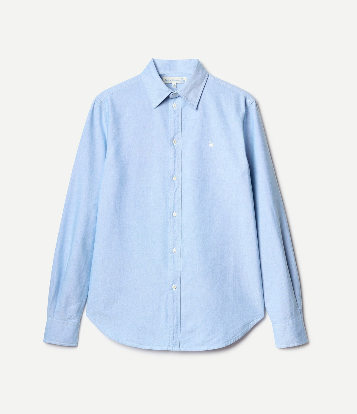 Shaped Cotton Oxford Long Sleeve Shirt