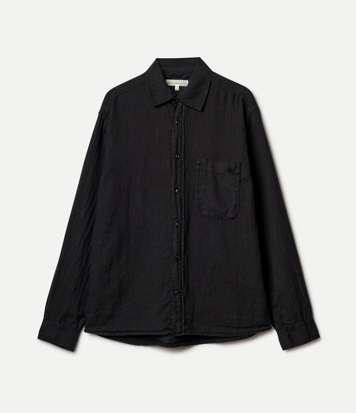 Relaxed Fit Linen Long Sleeve Shirt
