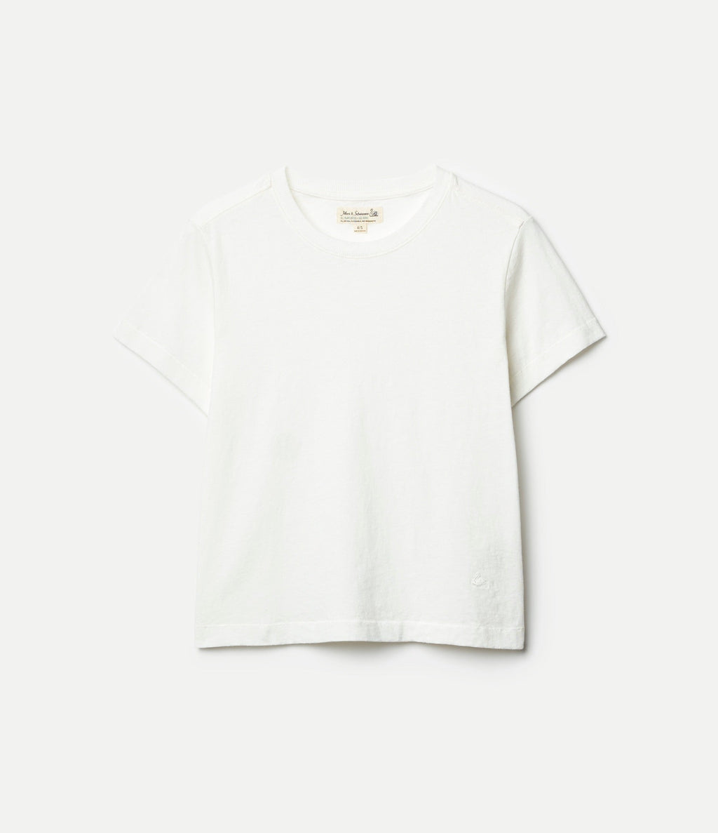 Cropped Cotton-Hemp Women's T-Shirt, All Plant-Based