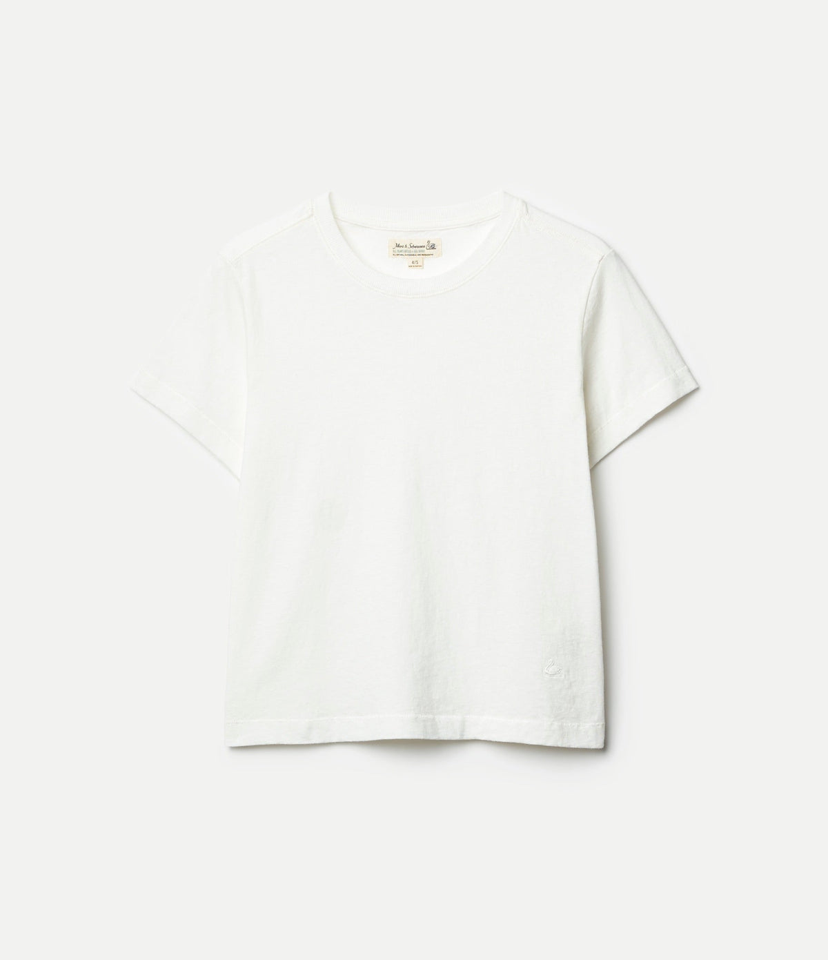 Cropped Cotton-Hemp Women's T-Shirt, All Plant-Based