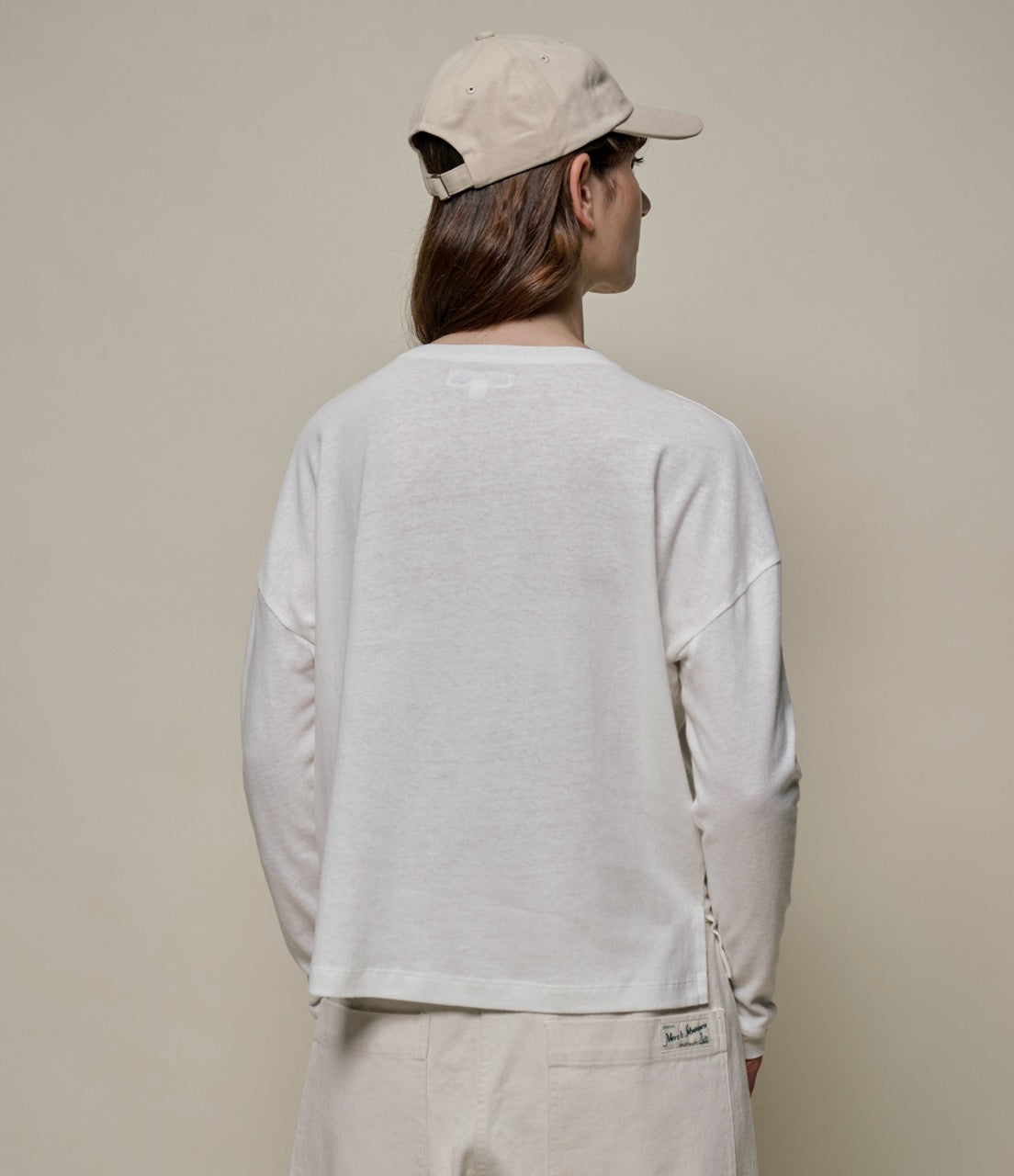 Linen-Cotton Relaxed Fit Women's Longsleeve