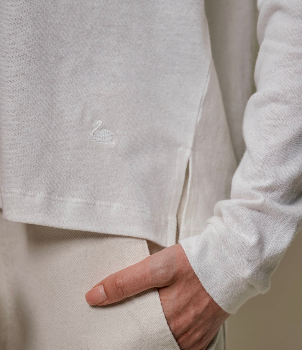 Linen-Cotton Relaxed Fit Women's Longsleeve