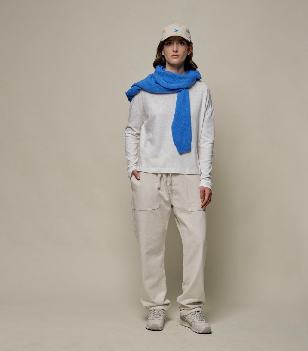 Linen-Cotton Relaxed Fit Women's Longsleeve