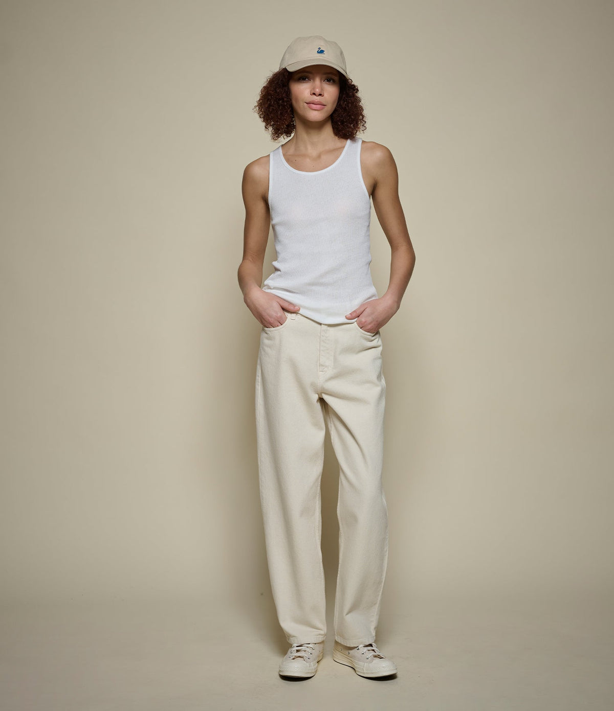 Fine Ribbed Cotton Women's Singlet