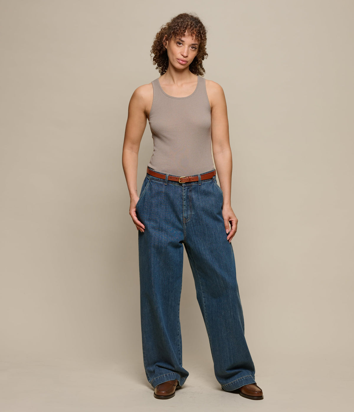 Fine Ribbed Cotton Women's Singlet