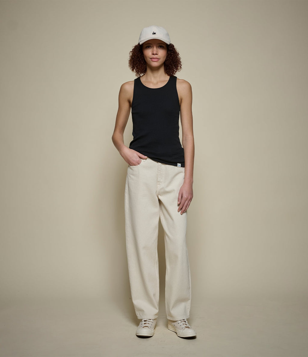 Fine Ribbed Cotton Women's Singlet