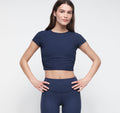Active Rib Ruched Tee